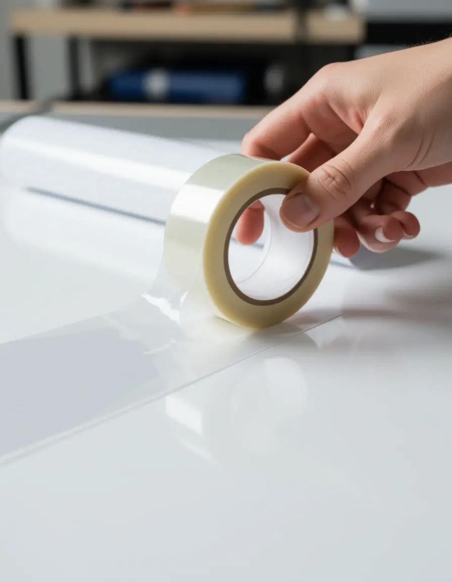 Papel de transferencia transparente para vinilos