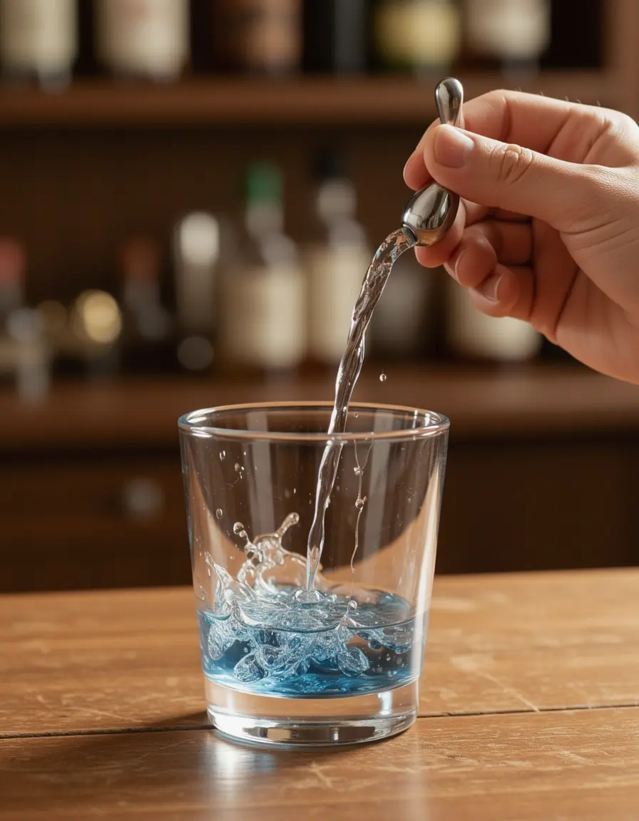 Medidor Jigger doble para coctelería de precisión