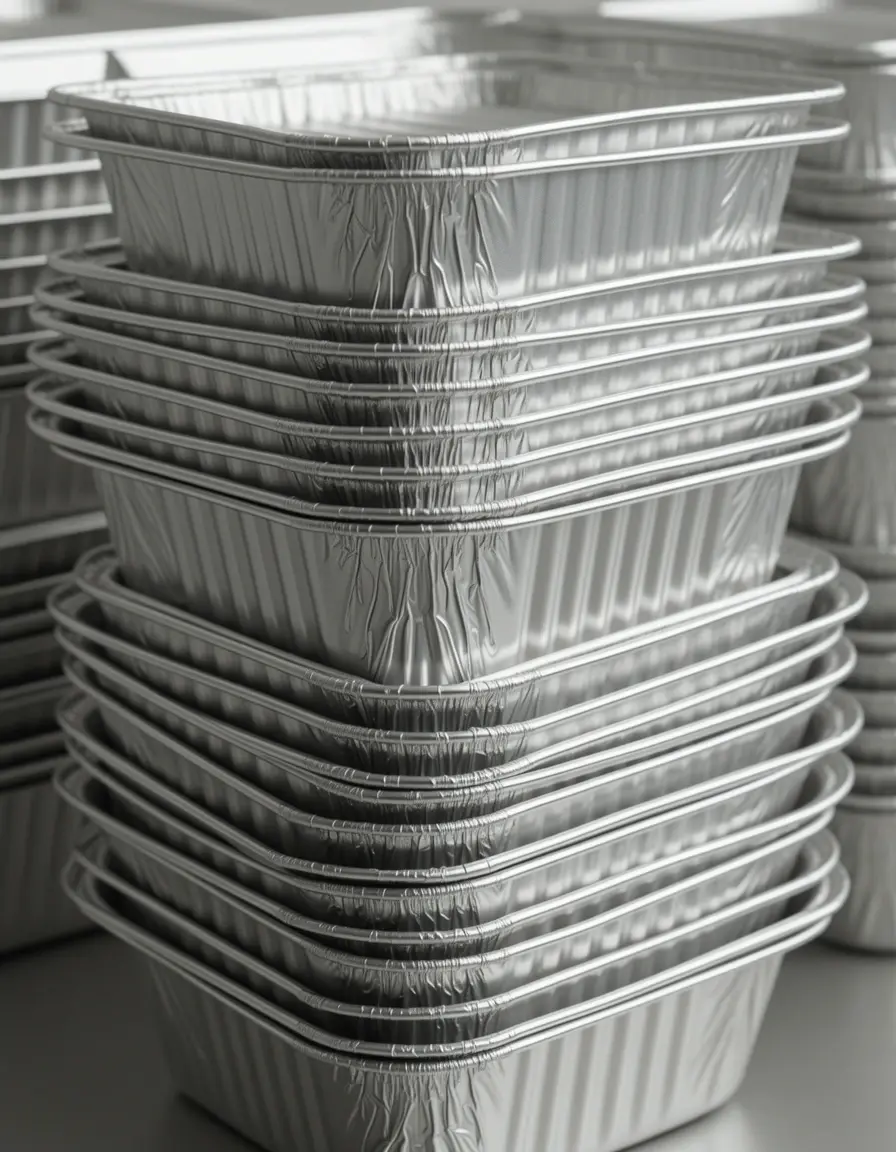Set de ollas y sartenes de camping apilables de aluminio
