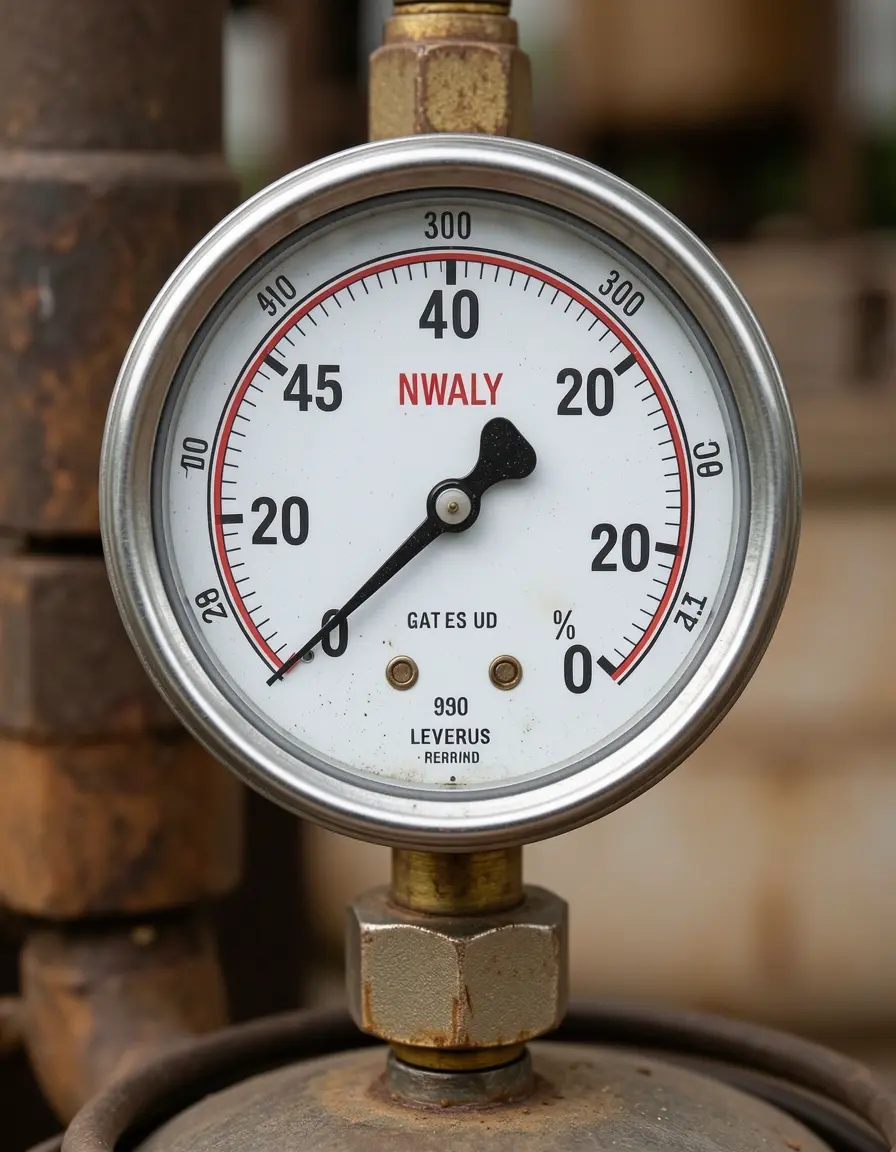 Indicador de nivel de gas para camping