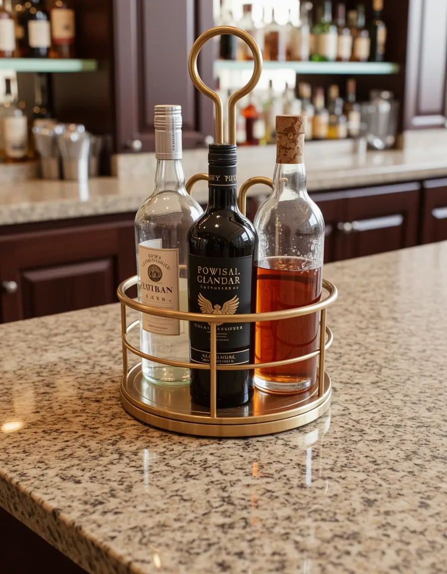 Organizador de herramientas de bar elegante para encimera