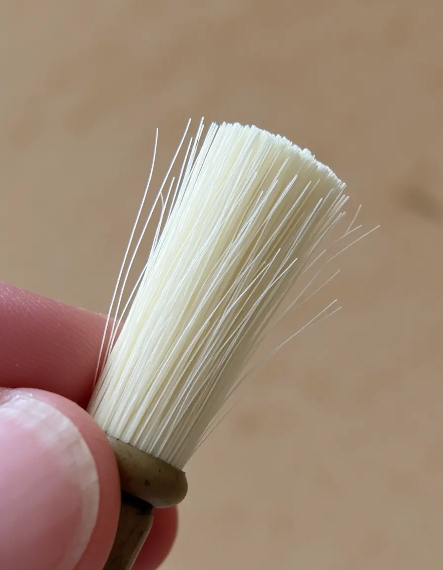 Cepillo de limpieza con cerdas de nylon para ranuras de mandolina