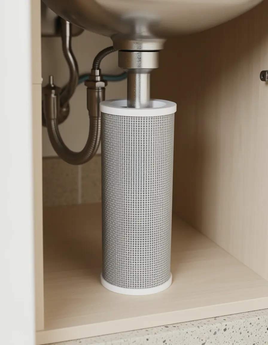 Filtro de agua de cartucho para instalar bajo el grifo de la cocina