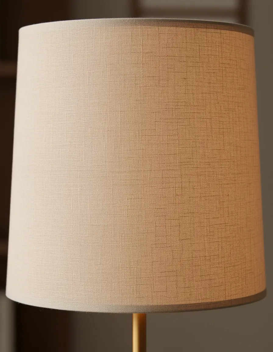 Lamp Shade Replacement con diseño elegante de tela