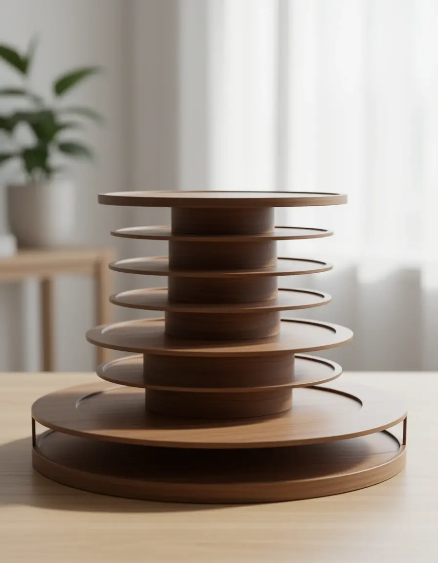 Soporte para tartas redondo de varios niveles