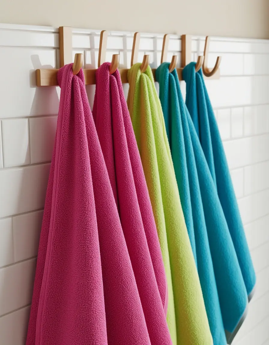 Perchero de ganchos para puertas de muebles de cocina