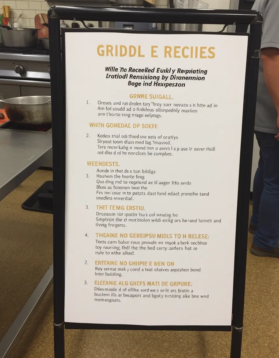 Soporte para libro de recetas en la cocina