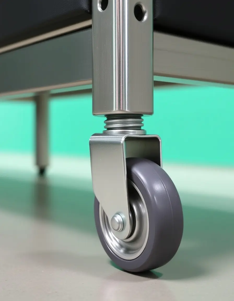 Frenos de seguridad para ruedas de carrito de cocina