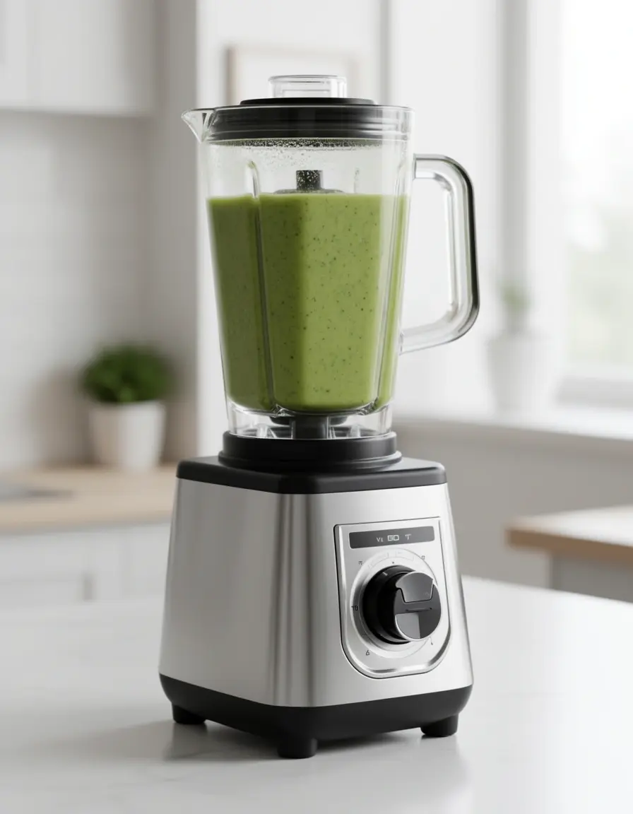 High speed blender with glass jar for smoothies