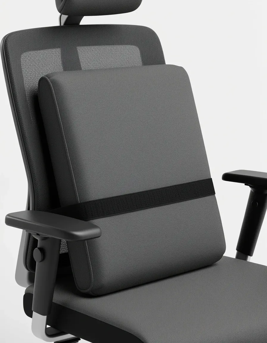 Almohada de soporte lumbar ergonómica para sillas de comedor