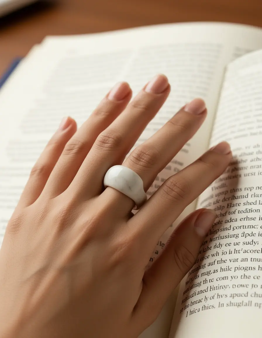 Anillo sujeta páginas para lectura cómoda con una mano