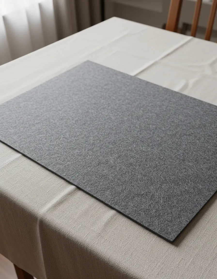 Protector de fieltro para mesa cocina