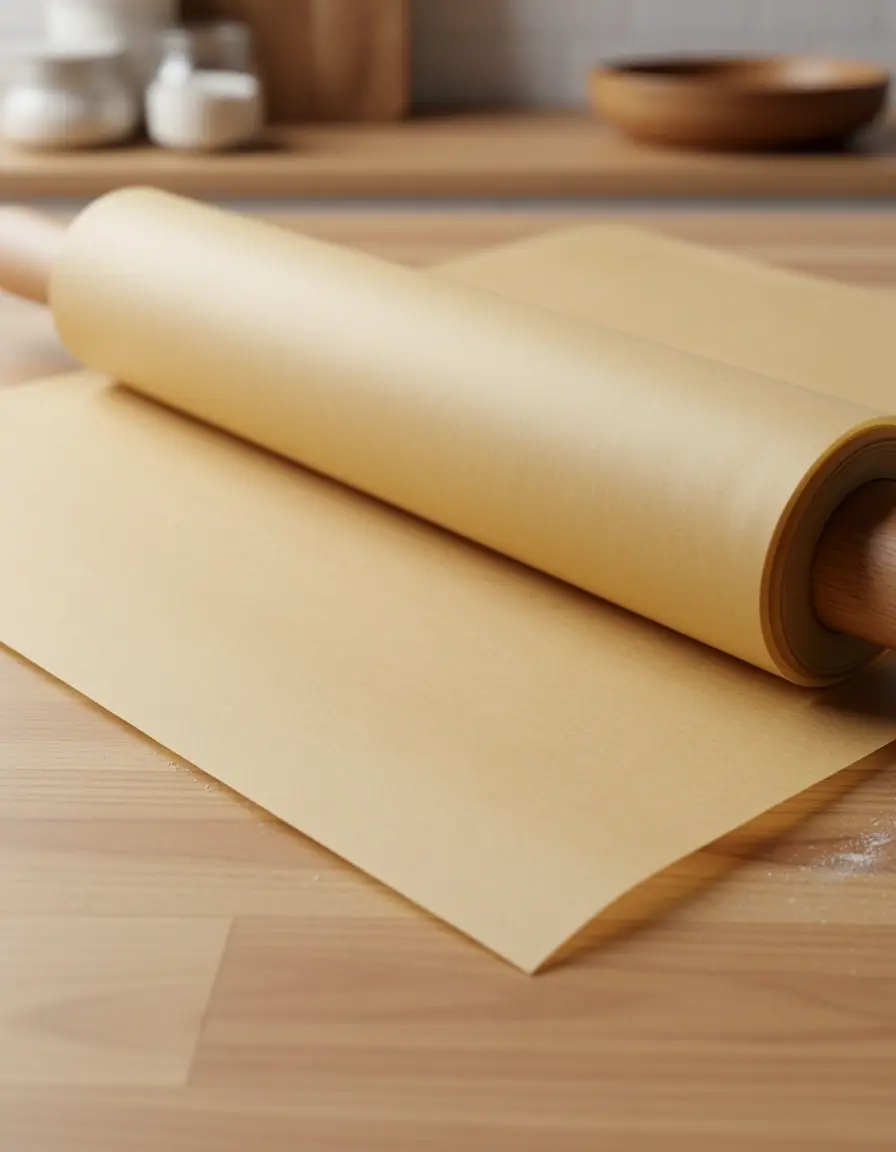 Rollo de papel encerado para preparación de alimentos