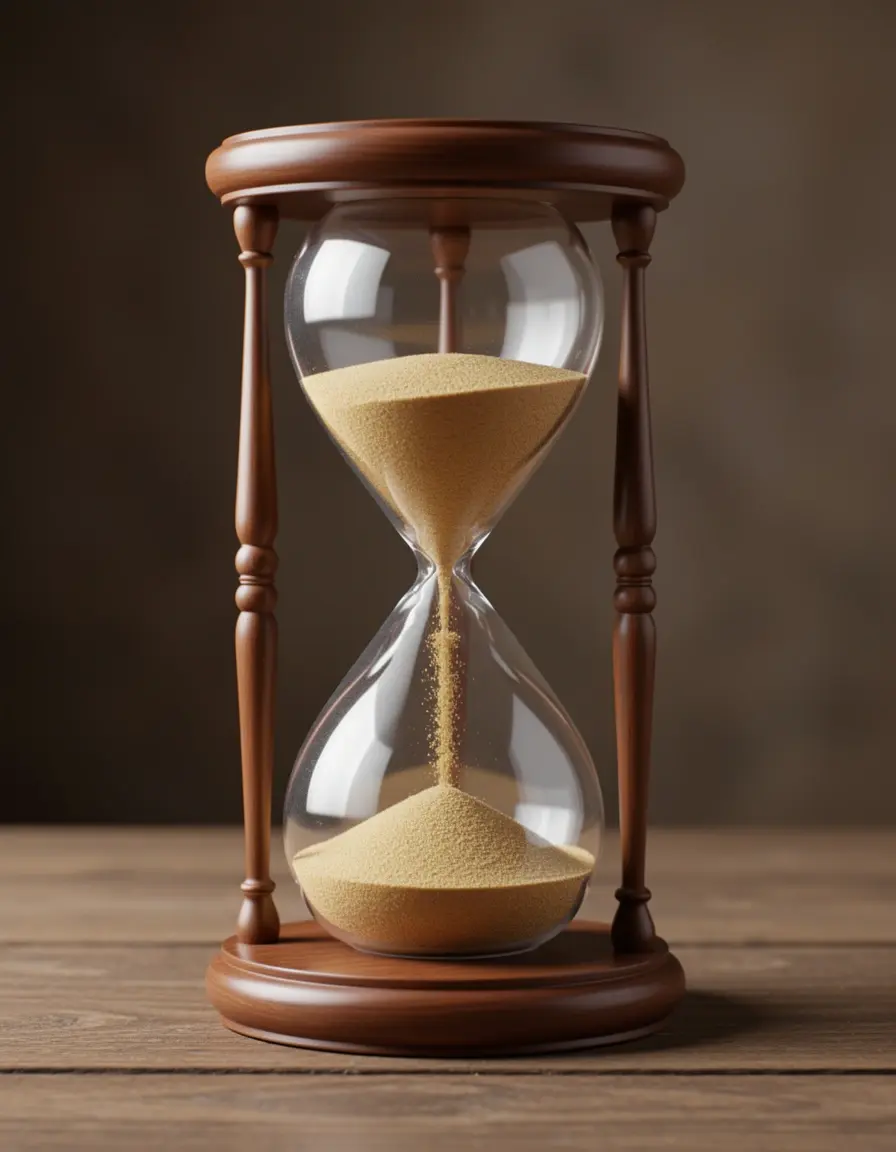 Reloj de arena de 3 minutos para cocina con flujo constante