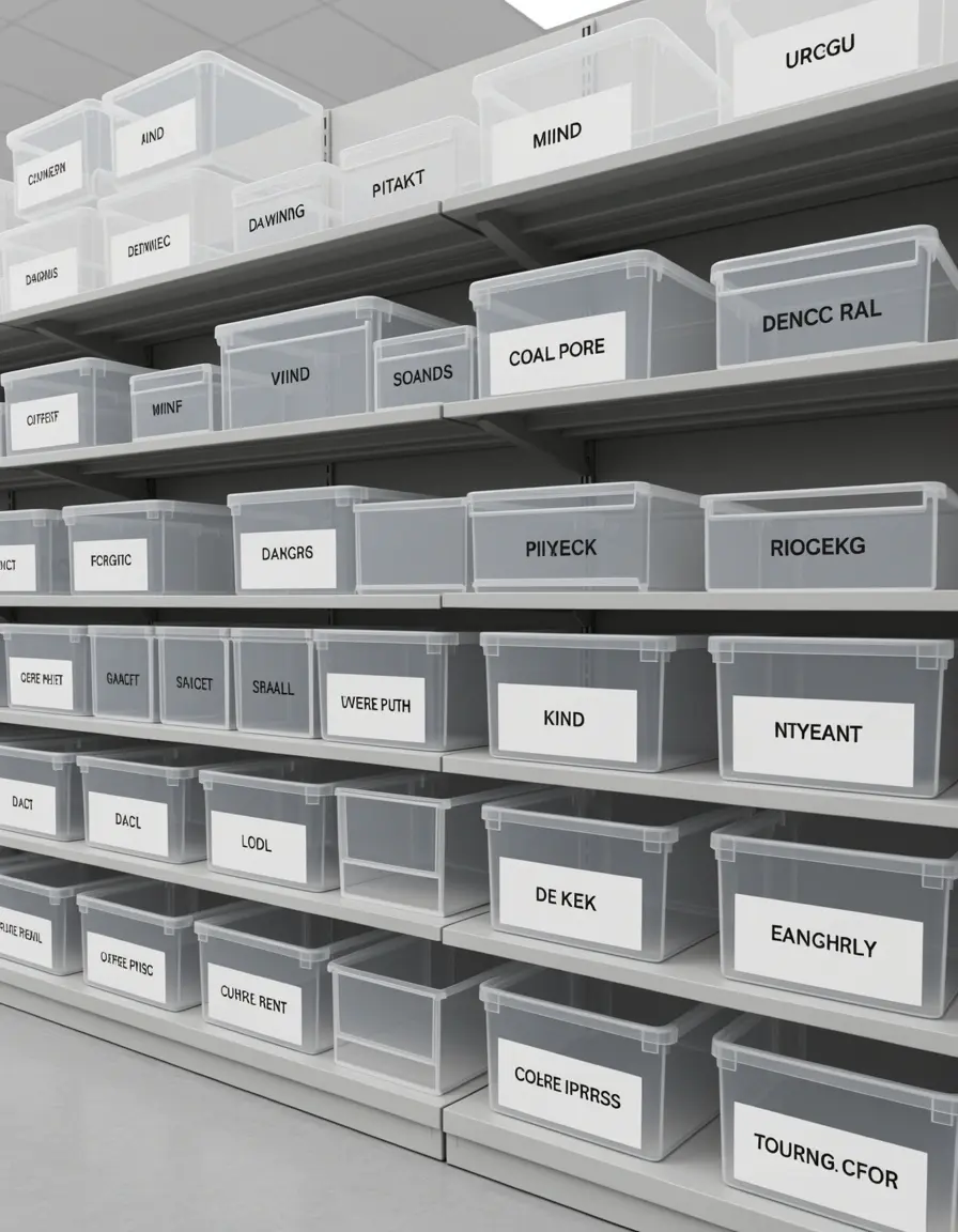 Contenedores transparentes para organizar alacenas de cocina