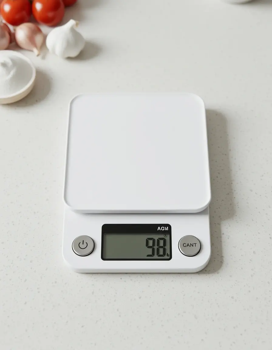 Bascula de cocina digital plana de alta precisión