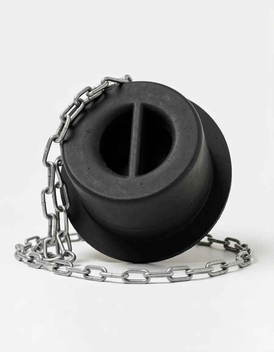 Tapón de fregadero universal de goma con cadena