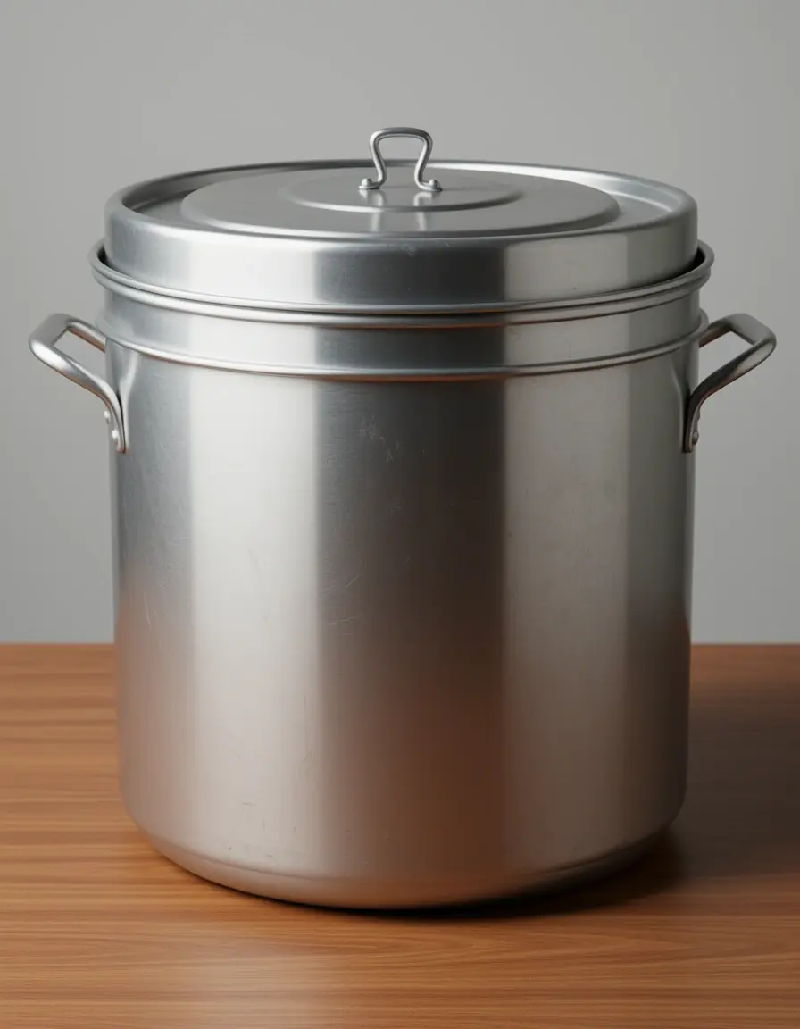Olla grande para caldos con asas robustas