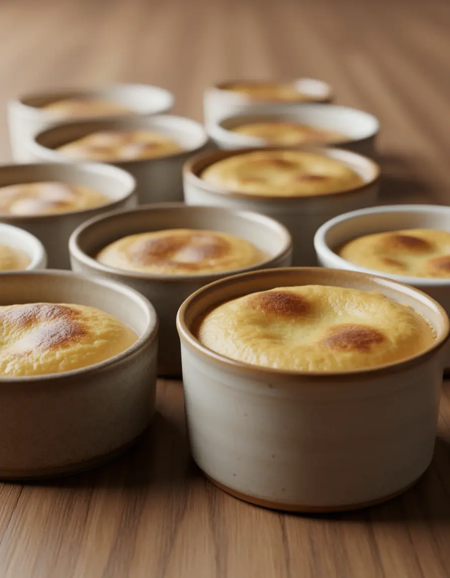 Ceramic Ramekins pequeños para souffle y postres
