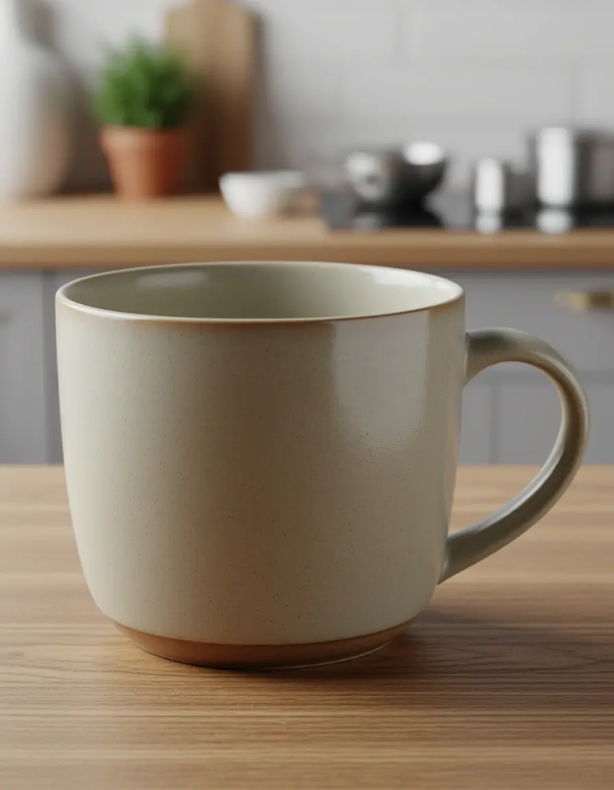 Ceramic Mug taza grande para sopa con asa