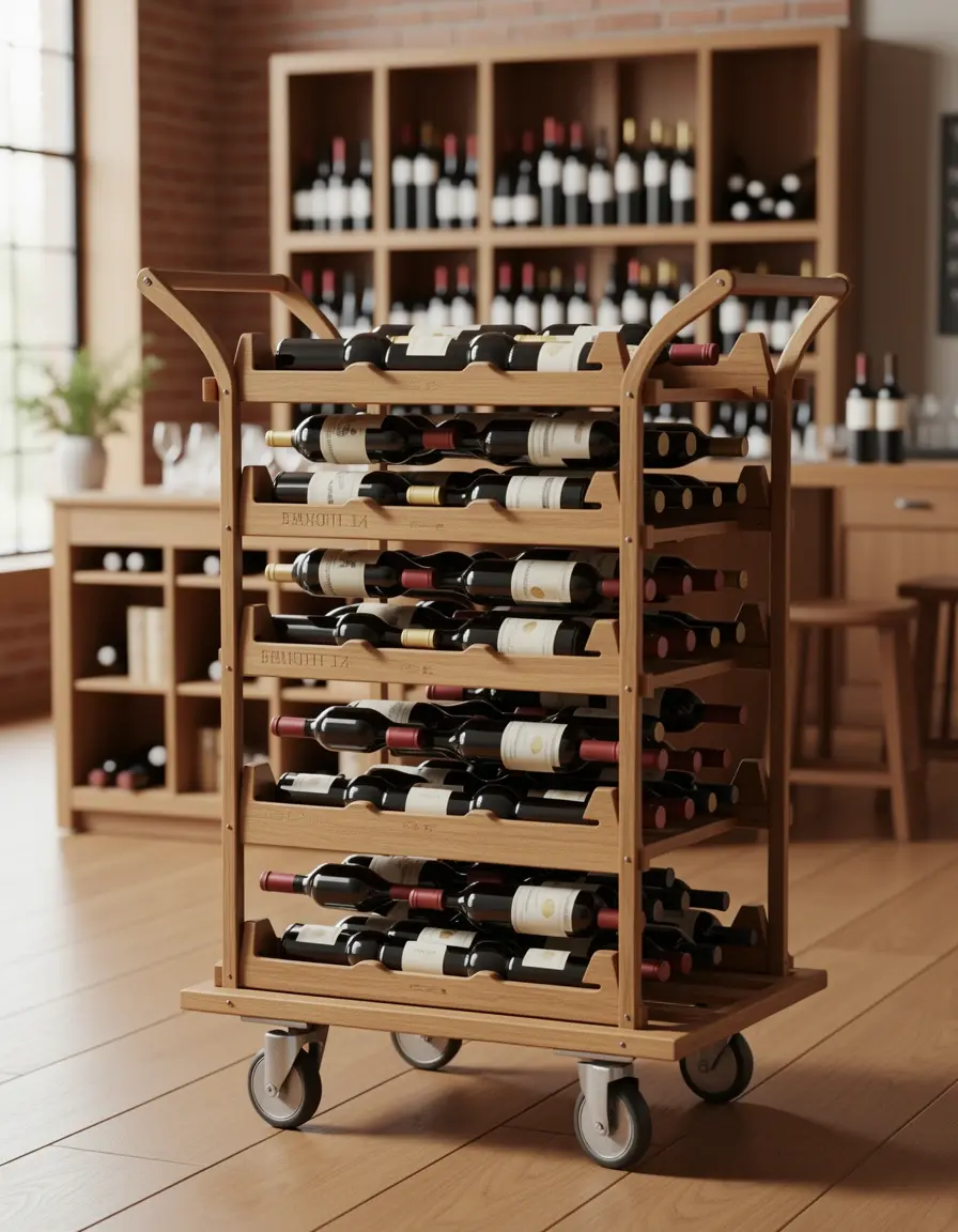 Bottle Holder soporte para botellas en carrito de cocina