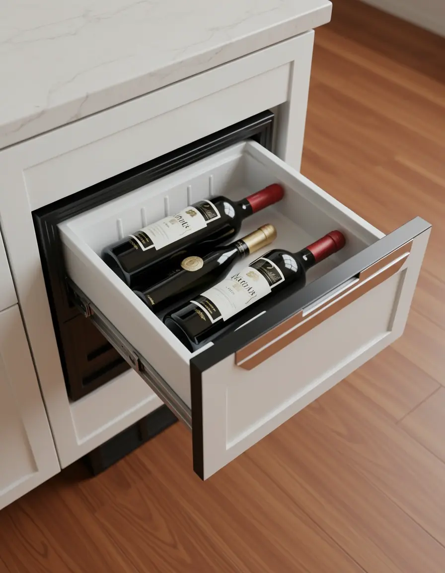 Wine Cooler Drawer tipo cajón para botellas de vino