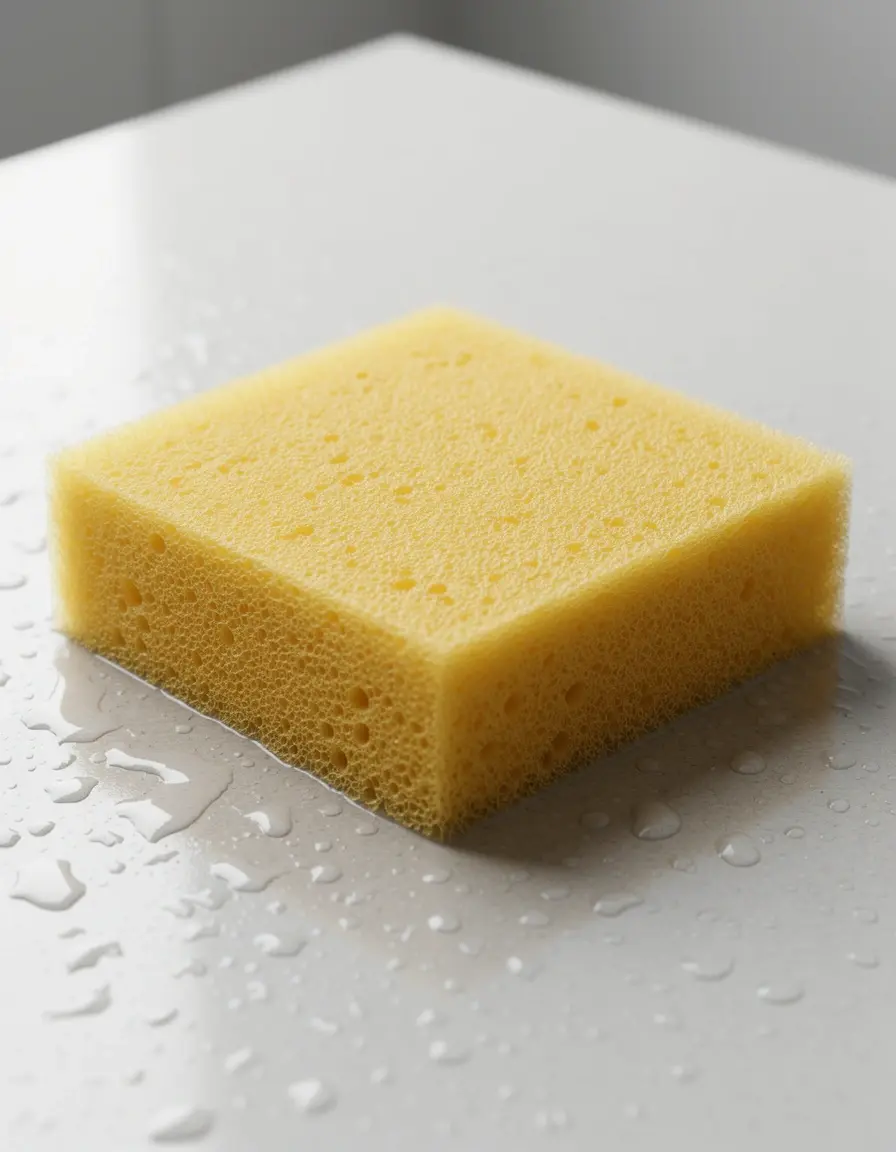 Esponja de limpieza especial para superficies delicadas de vidrio y cerámica