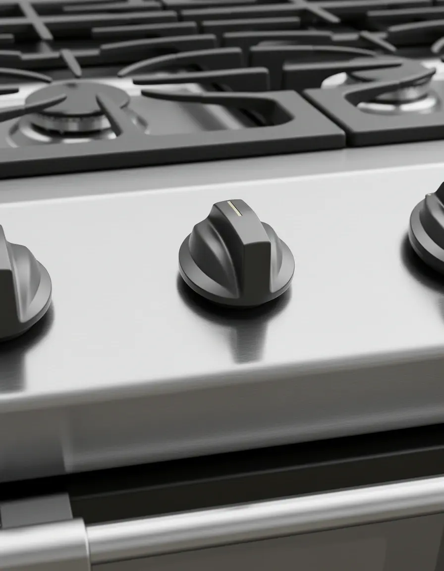 Perilla de control de repuesto para cocina a gas, plástico resistente