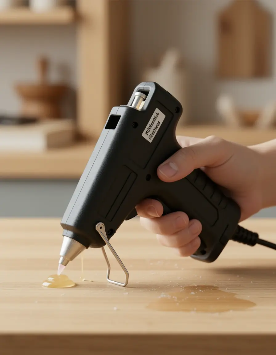 Pistola de silicona mini sin cables de butano