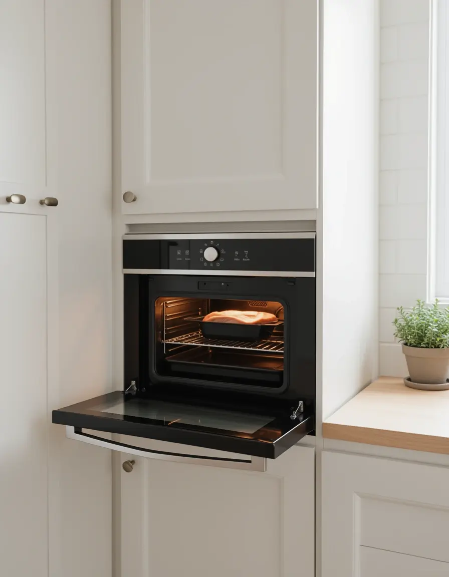 Horno compacto de pared para optimizar muebles de cocina
