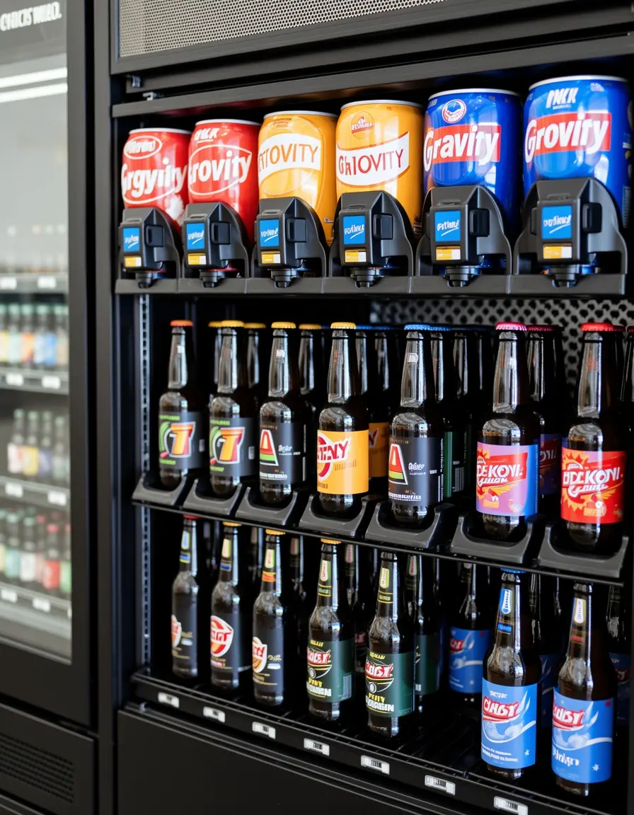Rack dispensador de latas por gravedad para despensa