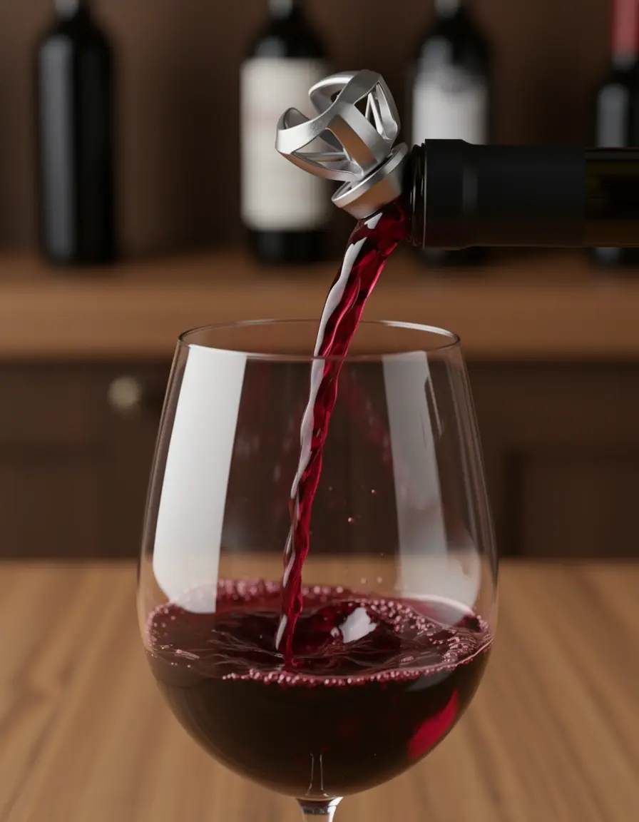 Aireador de vino vertedor para botellas