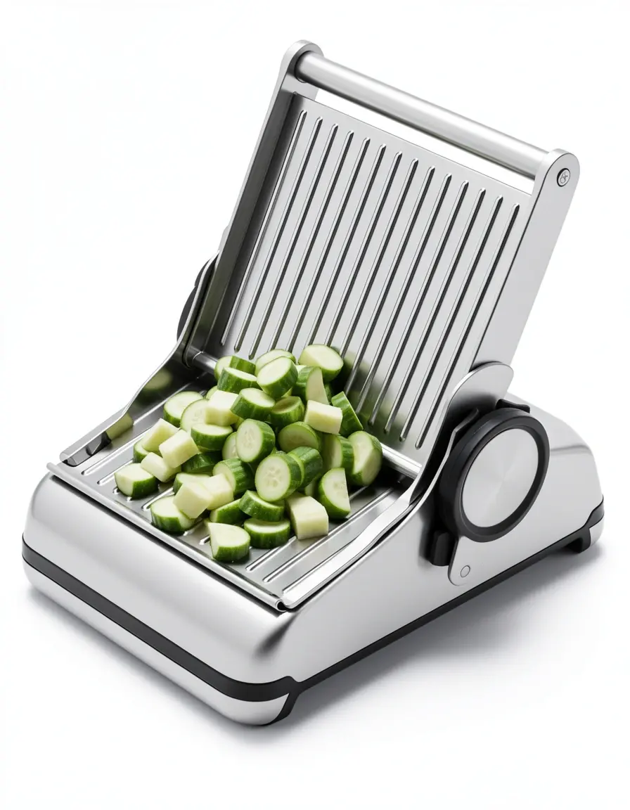 Mandolina de cocina ajustable con protectores