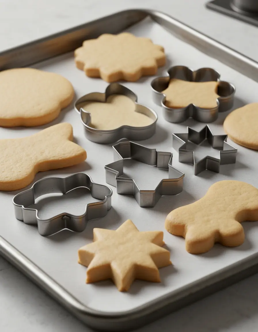 Set de 10 moldes cortadores de galletas de diferentes formas