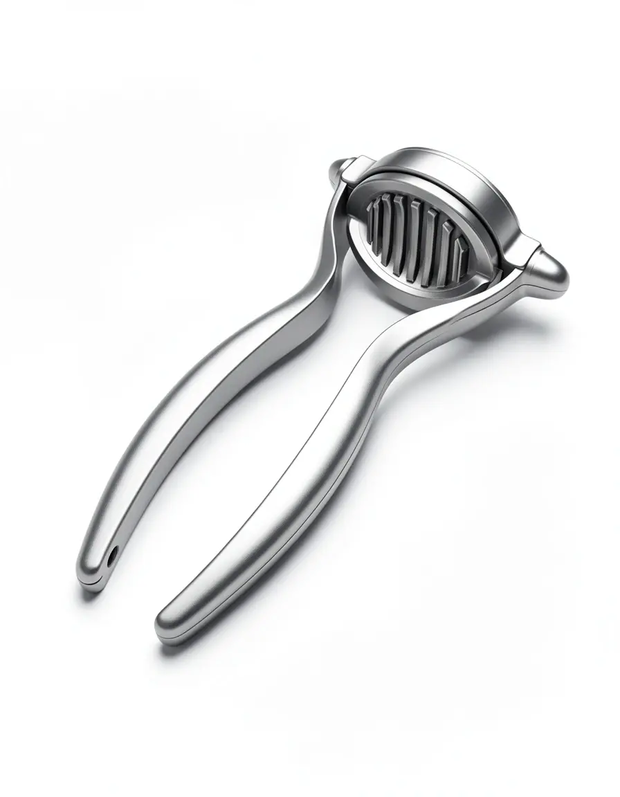 Prensa de ajos de aluminio ergonómica para cocina