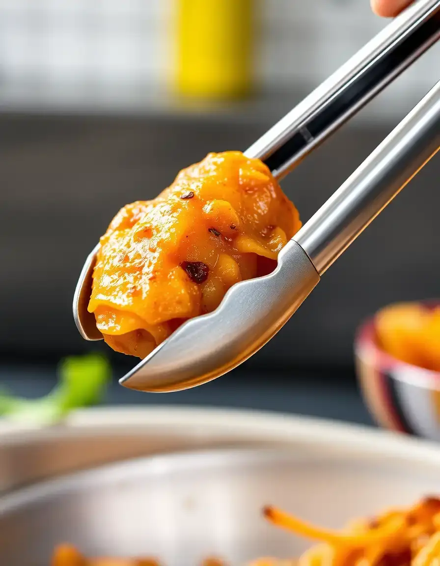 Pinzas de cocina de acero inoxidable de 12 pulgadas con mecanismo de cierre