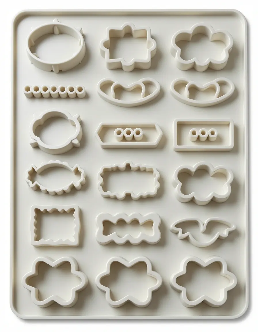 Moldes para cortar galletas y quesos con formas divertidas
