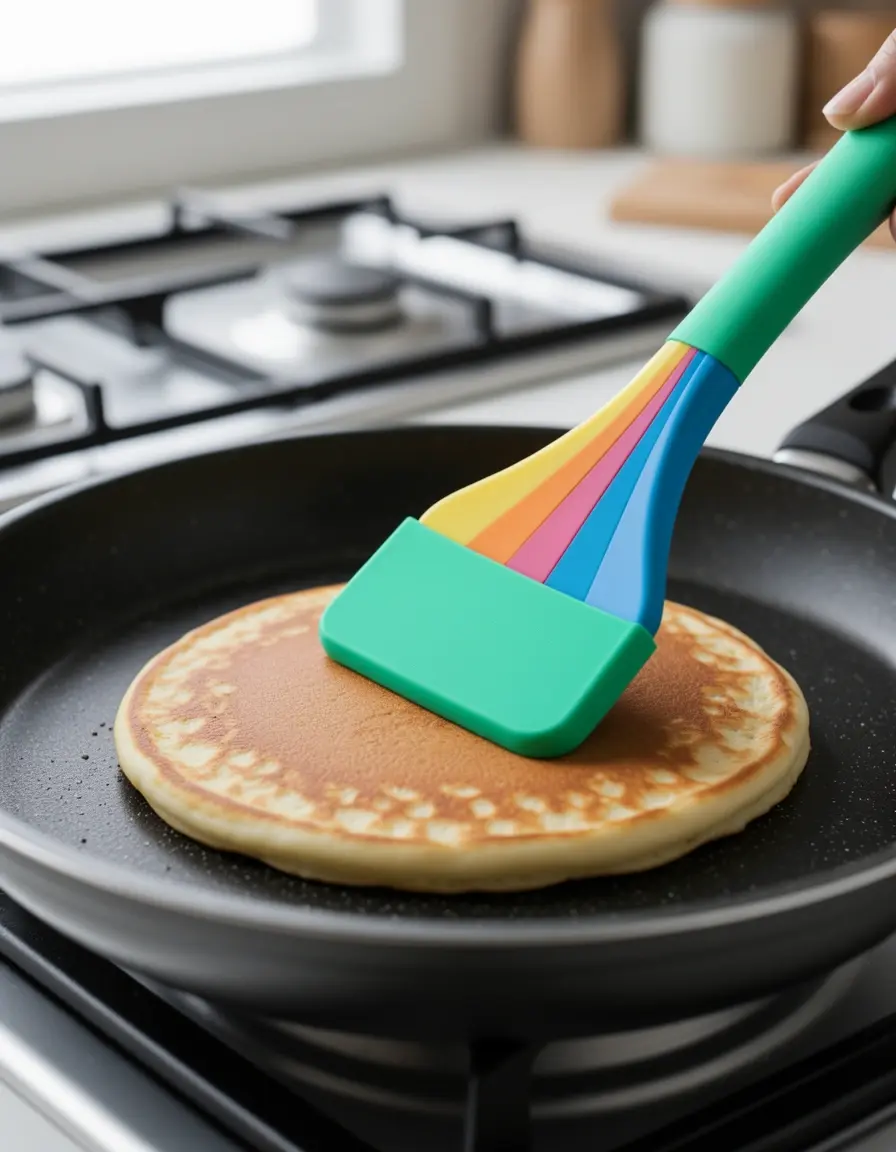 Pancake Turner Silicone flexible flipping a pancake