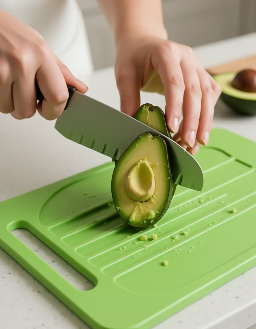 3-in-1 avocado slicer pitting and slicing