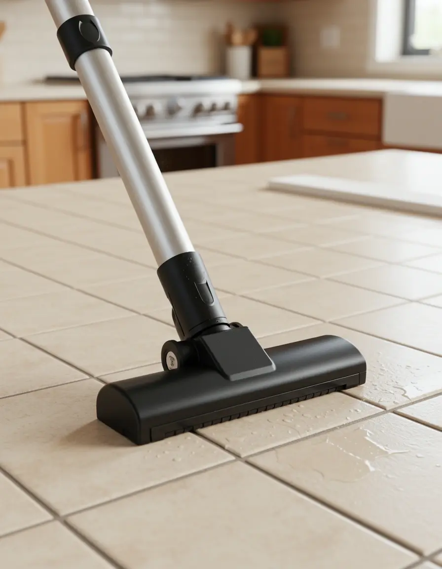 Accesorio de limpieza a vapor para azulejos de cocina