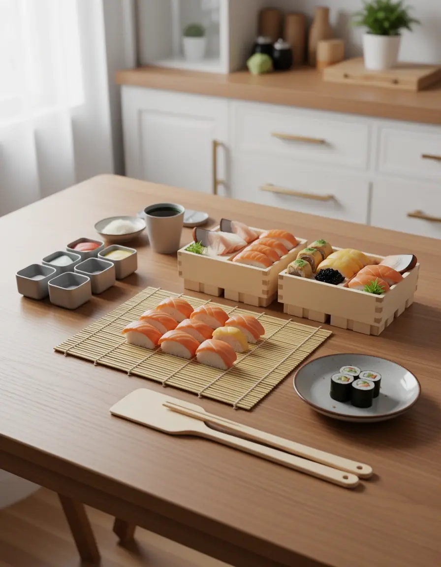 Kit de 10 piezas para hacer sushi