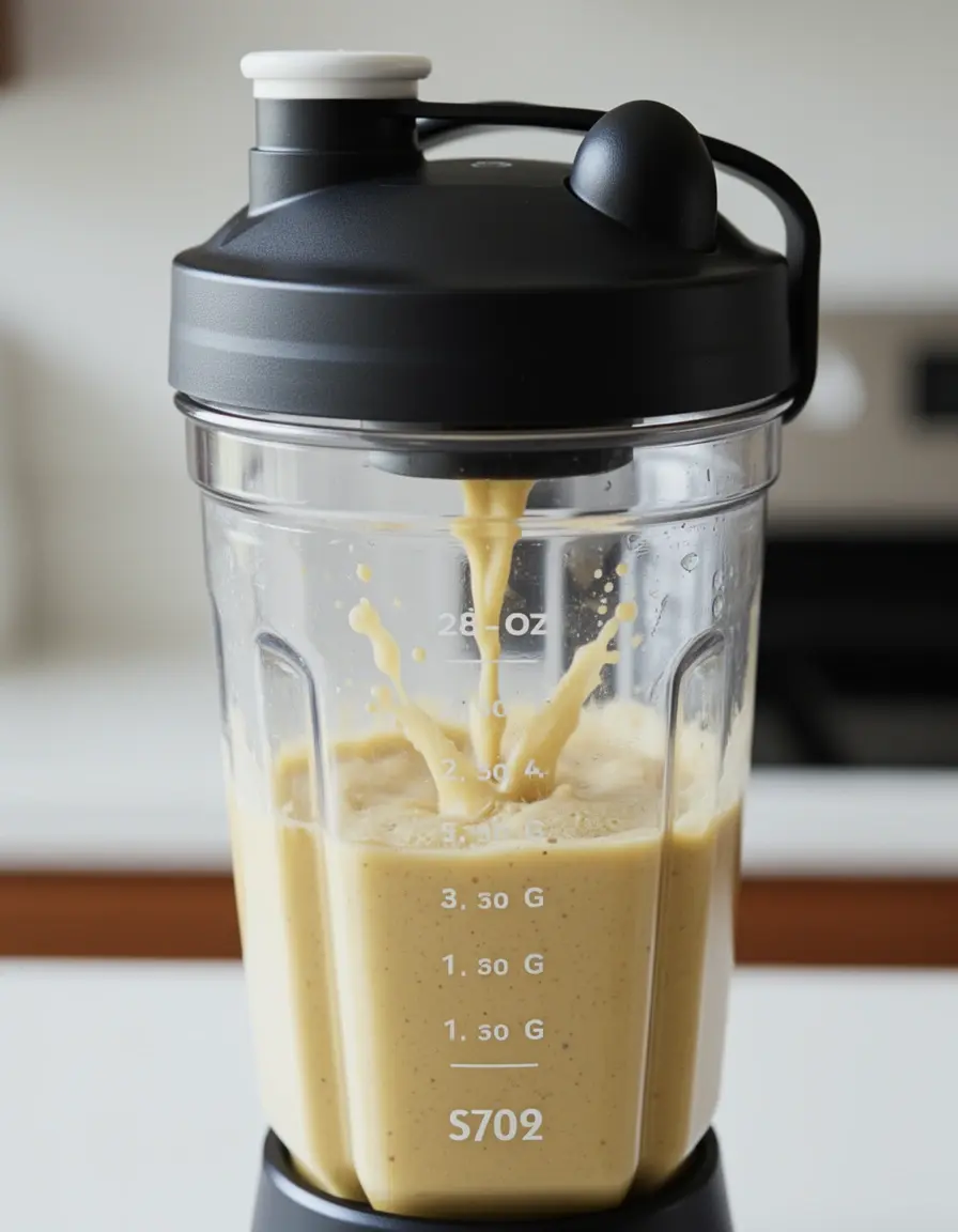 Botella Blender de 28 oz con bola mezcladora para batidos de proteínas