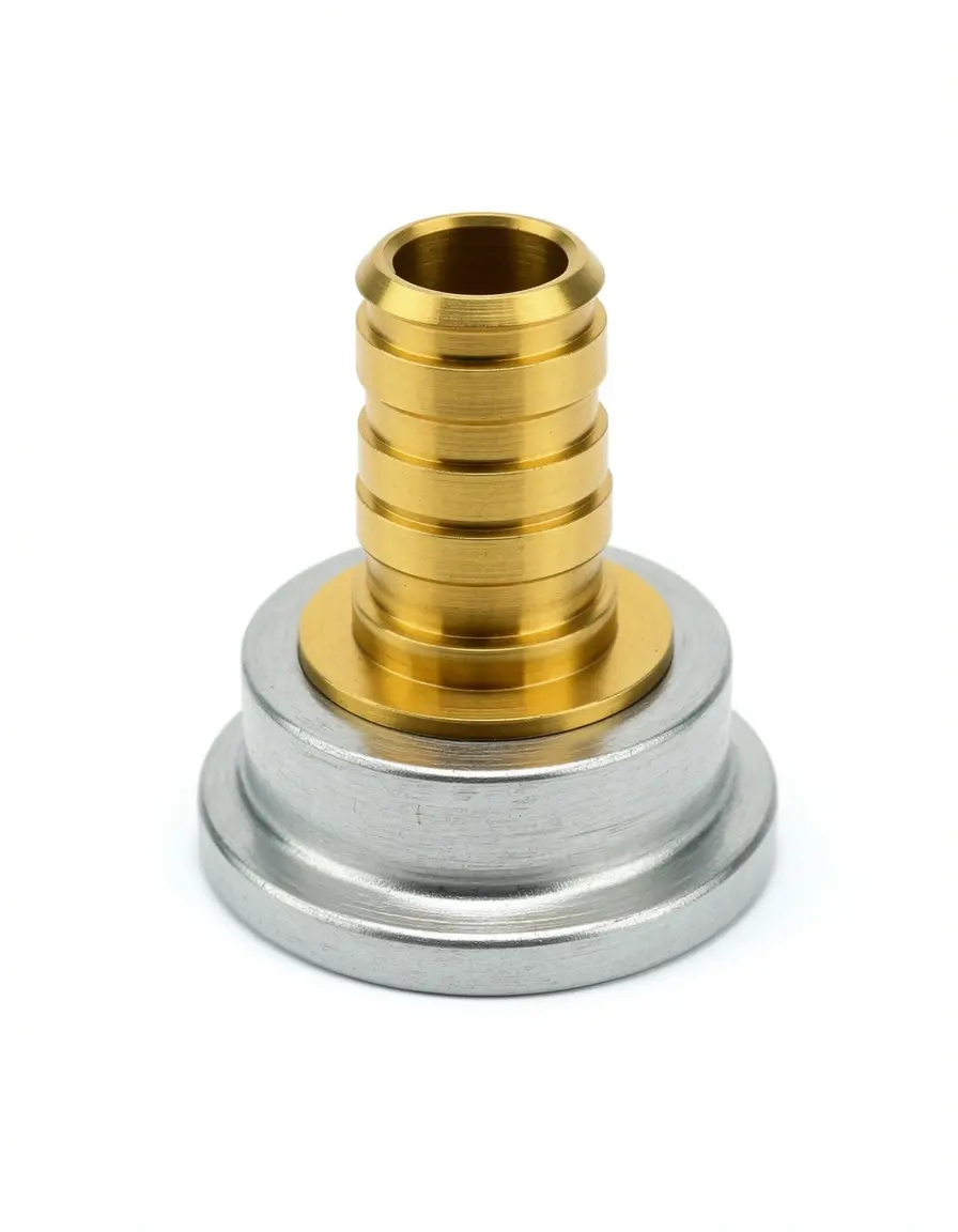 Adaptador de latón para cartuchos de gas butano