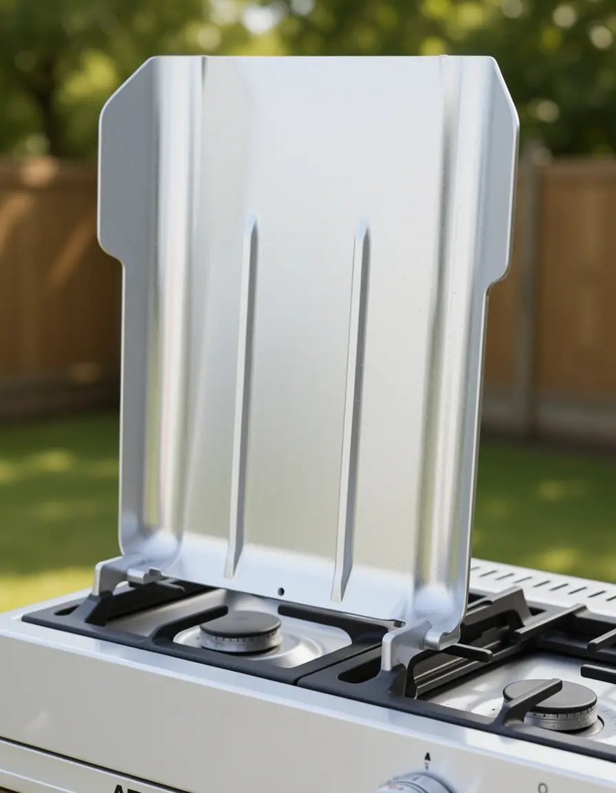 Paravientos de aluminio para cocinas de gas de exterior