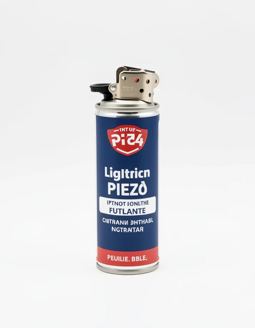 Encendedor piezoeléctrico recargable para butano