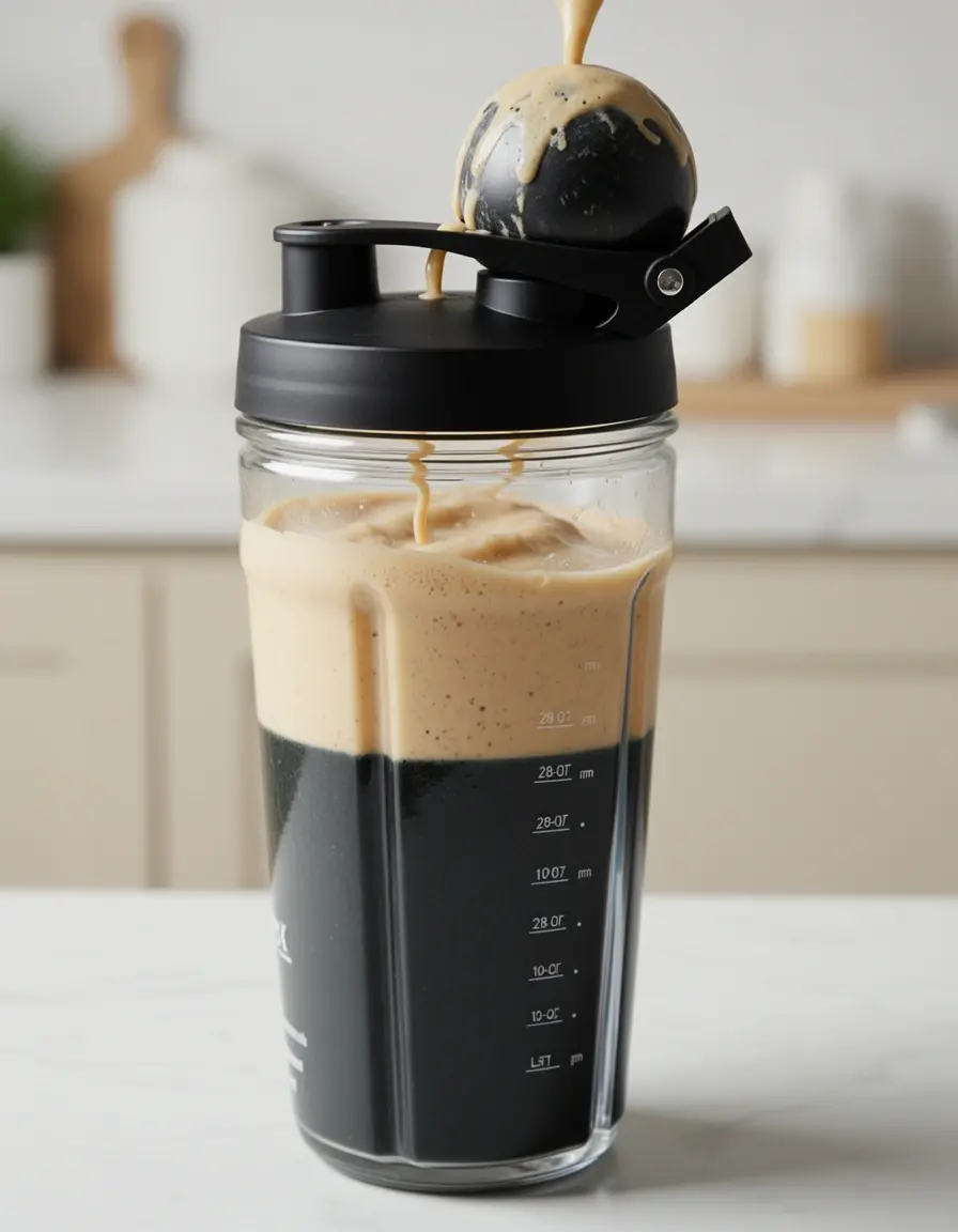 Botella mezcladora Blender Bottle para batidos de proteínas