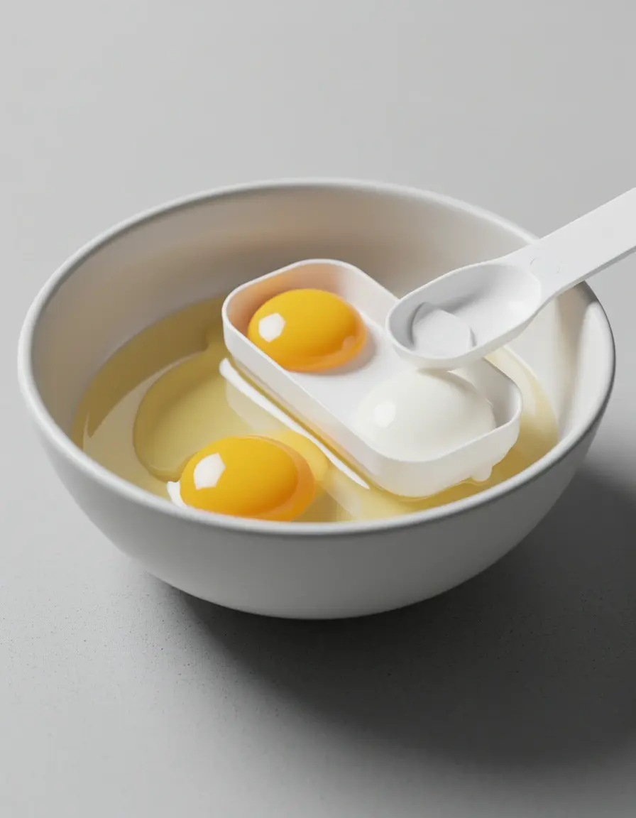 Separador de huevos plástico práctico