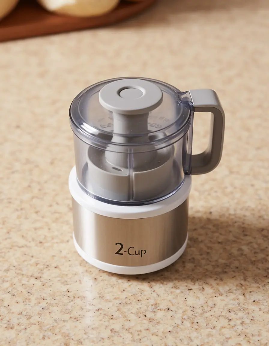 Mini procesador de alimentos eléctrico de 2 tazas