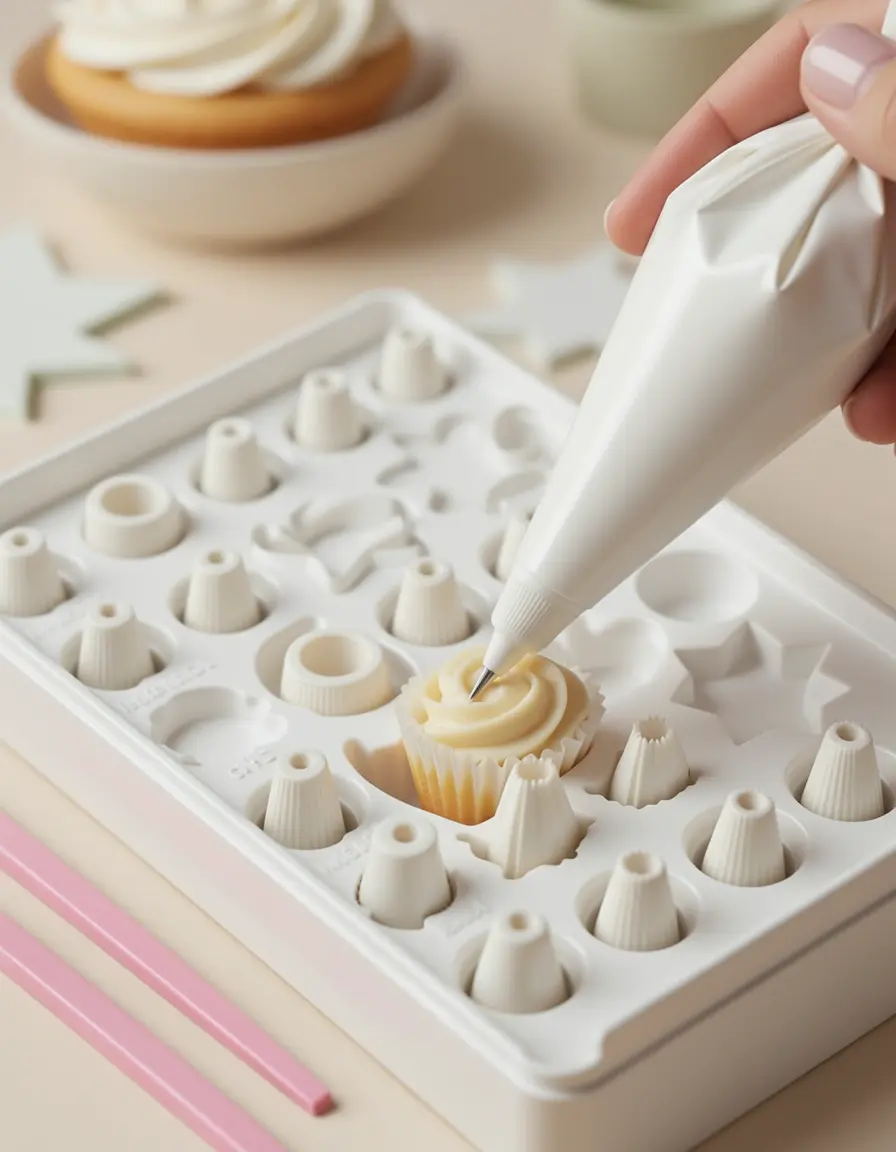 Kit de decoración de pasteles con 24 boquillas para vinilos cocina