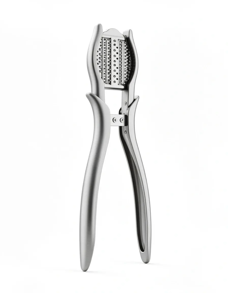 Prensa de ajos de aluminio ergonómica para tu cocina
